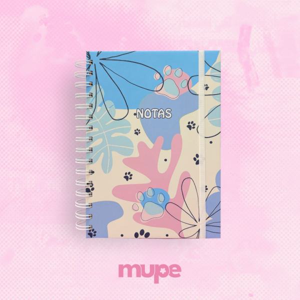 Cuaderno Veterinario - Manchas celeste