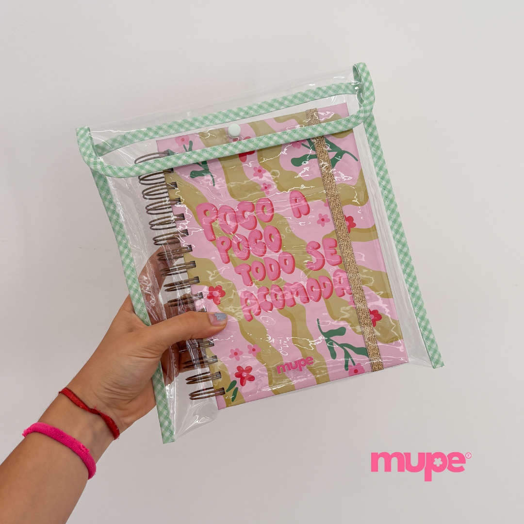 Sobre para Agenda A5 - Verde