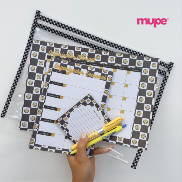 Combo Blocs + Sobre A4 - HAPPY