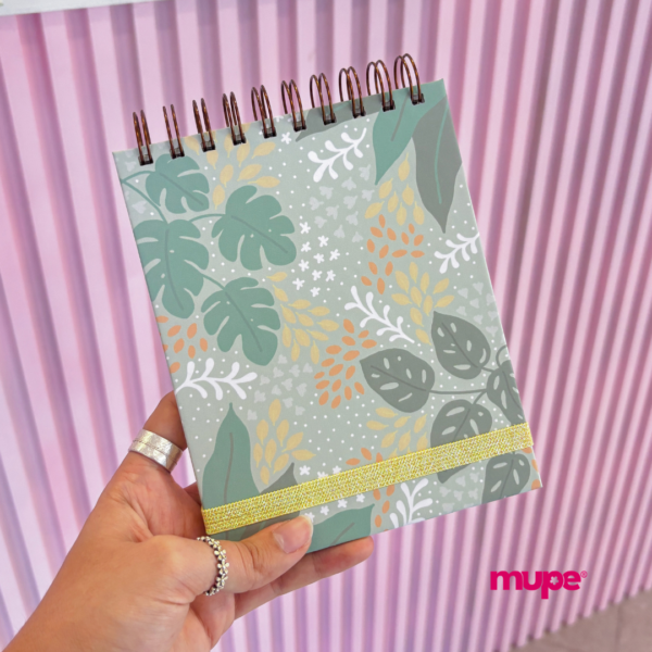 Cuaderno Botánico 14 x 17,5 cm - Hojas punteadas