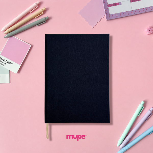 Cuaderno Cosido A5 (Tela) - Azul