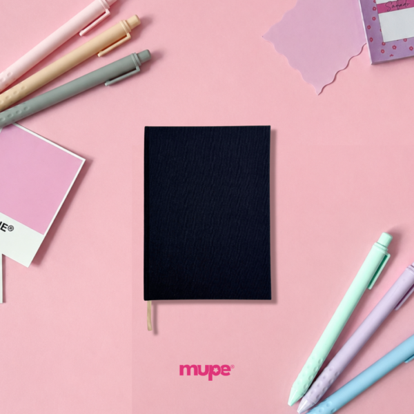Cuaderno Cosido A6 (Tela) - Azul