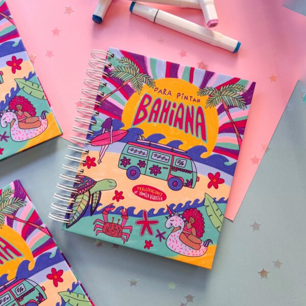 Bahiana - Libro para pintar by Yamila Violetta🌈🦄