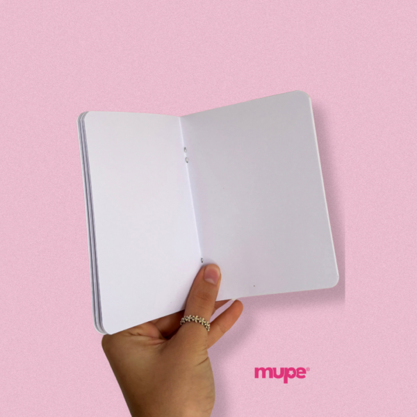 Cuaderno flex A6 - Cuadritos verdes