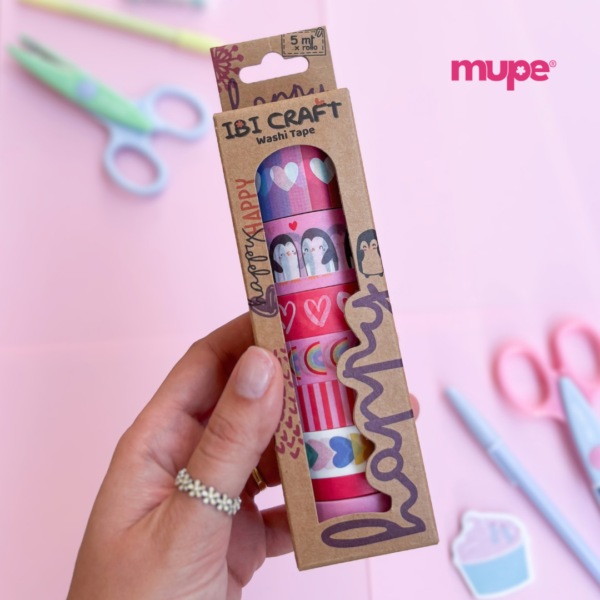 Washi x8 unidades - Happy