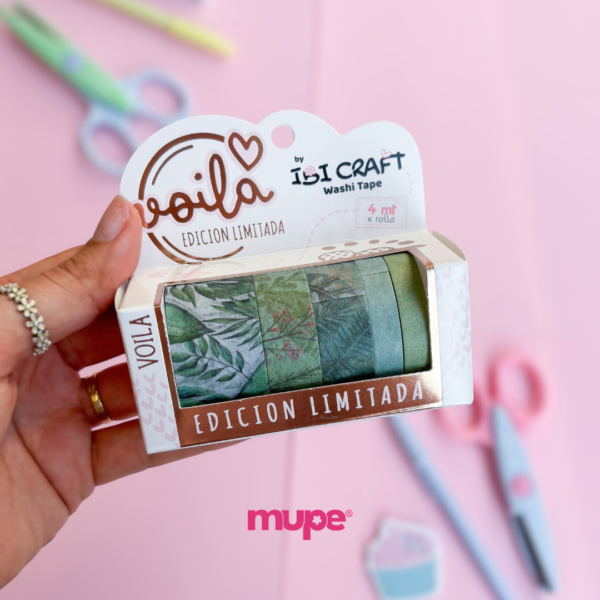 Washi x5 unidades - Leaves