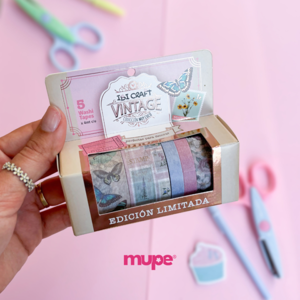 Washi x5 unidades - Vintage