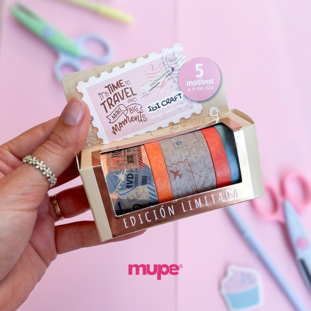 Washi x5 unidades - Travel