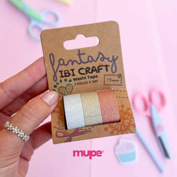 Washi x3 unidades - Glitter