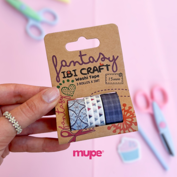 Washi x3 unidades - Blue