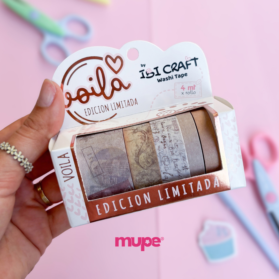Washi x5 unidades - Stamp
