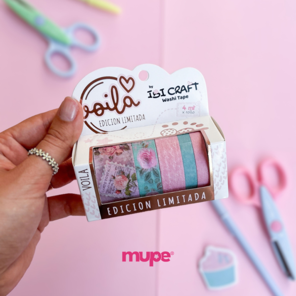 Washi x5 unidades - Roses